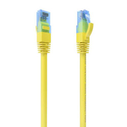 Cabo de rede Aisens RJ45 Cat.6 UTP AWG26 CCA - 1.0m - Cor amarela