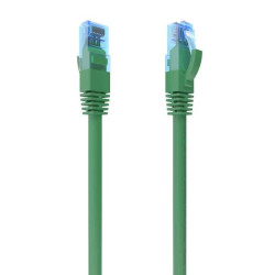 Cabo de rede Aisens RJ45 Cat.6 UTP AWG26 CCA - 1.0m - Cor Verde