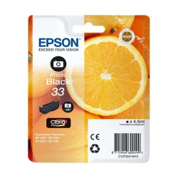 Epson T3341 (33) Preto Photo Cartucho de Tinta Original - C13T33414012