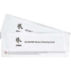 Zebra ZC100/ZC300 Kit de 2 Cartões de Limpeza Originais