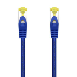 Cabo de rede Aisens RJ45 LSZH Cat.7 600 MHz S/FTP PIMF AWG26 - 0.5M - Cor Azul