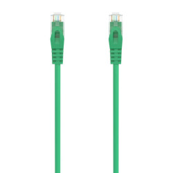 Cabo de rede Aisens RJ45 LSZH CAT.6A 500 MHZ UTP AWG24 - 0.5M - Cor Verde