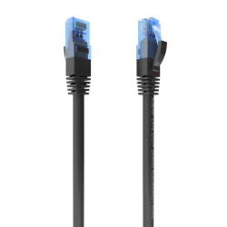 Cabo de rede Aisens RJ45 Cat.6 UTP AWG26 CCA - 0.75m - Cor Preto
