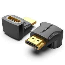 Vention Pack de 2 adaptadores HDMI 2.0 4K 270º HDMI macho para HDMI fêmea