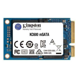 Kingston KC600 Disco Duro Sólido SSD 256GB SATA3 mSATA 3D TLC NAND