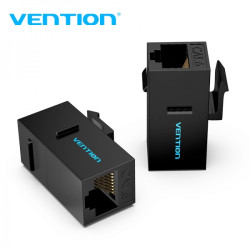 Vention UTP RJ45 Cat6 Conector de Rede - Cor Preto