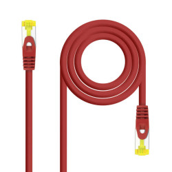 Cabo de reNanocable RJ45 LSZH Cat.6a SFTP AWG26 3m - Cor Vermelha