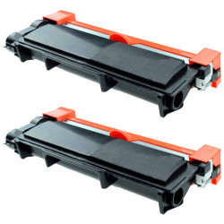 Brother TN2320/TN2310 Embalagem Preto de 2 Cartuchos de Toner Genéricos