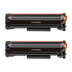 HP CF244A Preto Pack de 2 Cartuchos de Toner Genéricos - Substitui 44A