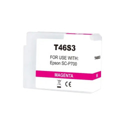Epson T46S3 Magenta Vivido Cartucho de Tinta Pigmentada Genérico - Substitui C13T46S300