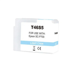 Epson T46S5 Ciano Light Cartucho de Tinta Pigmentada Genérico - Substitui C13T46S500