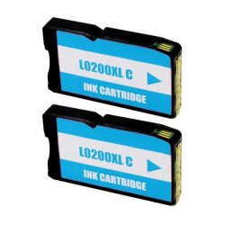 Lexmark 200XL Ciano Pack 2 Cartuchos de Tinta Genéricos - Substitui 14L0198