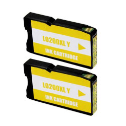 Lexmark 200XL Amarelo Pack 2 Cartuchos de Tinta Genéricos - Substitui 14L0200