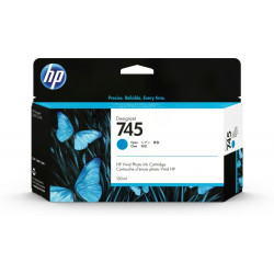 HP F9J97A Ciano Cartucho de Tinta Original - 745