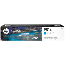 HP J3M68A Ciano Cartucho de Tinta Original - 981A