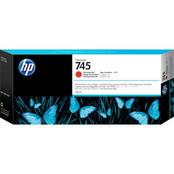 HP F9K06A Vermelho Cromatico Cartucho de Tinta Original - 745