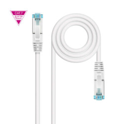 Cabo Nanocable Red Cat.7 LSZH SFTP PIMF AWG26 50cm - Cor Branco
