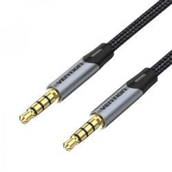 Vention Stereo Jack 3.5 Macho para Jack 3.5 Cabo Macho - 1m - Cor Cinza