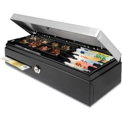 Safescan HD-4617C Gaveta para Moedas - Abertura Vertical - 8 Compartimentos para Moedas - 8 Compartimentos para Notas - até 2 Mi