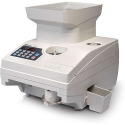 Contadora de moedas Safescan 1550 - Alta capacidade - LCD Ecran fácil de ler - Velocidade de contagem rápida