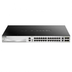 D-Link Switch Gestionável 24 Puertos Gigabit + 2 Puertos 10GBASE-T + 4 Puertos 10G SFP