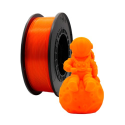 PLA Filamento 3D - Diâmetro 1.75mm - 1kg Carretel - Fluorescente Naranja Cor