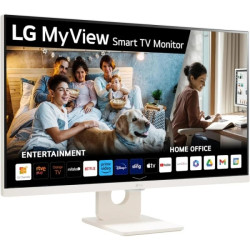 LG MyView Smart Monitor 31.5" LED IPS FullHD 1080p 60Hz WiFi, Bluetooth - Colunas - Ângulo de Visão 178º - 16:9 - HDMI, USB - VE