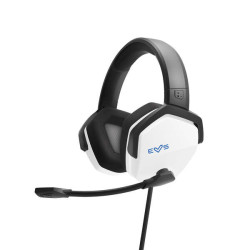 Energy Sistem ESG 3 Gaming Headphones - Deep Bass - Almofadas de tecido - Crystal Clear Sound - Cor Branco