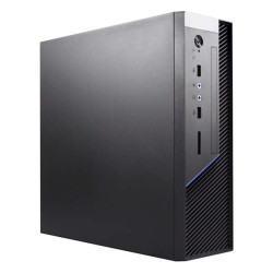 Unykach Caviar 1K ITX Tower Case, DTX - Tamanho do disco suportado 2.5" - USB-A 3.2, áudio, leitor de cartão