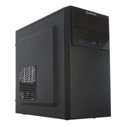 Caixa Unykach Aero C20 MicroATX - Fonte de alimentação de 500W incluída - Tamanho do disco suportado 3.5", 2.5" - USB-A 3.0 e áu