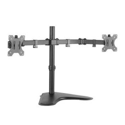 Suporte de Mesa Cromad com Braços Articulados para 2 Monitores de 13"-32" - Giratório e Inclinável - Gerenciamento de Cabos - VE