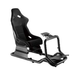 Cromad Pro R3 Racing Simulator Seat - Suporte de pedal e volante - Totalmente ajustável - Robusto - Peso máximo. 130kg