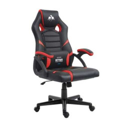 Cromad Serie Nitro Gaming Chair - Altura ajustável com pistão a gás Classe 2 - Almofada lombar - Cor Preto/Red