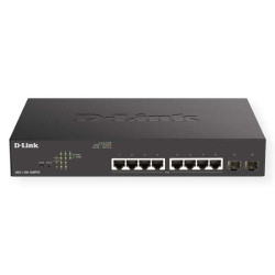 D-Link Switch Semigestacionável 8 Puertos Gigabit PoE 130W + 2 Puertos Combo