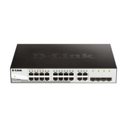 Interruptor D-Link Semigestionável 20 Puertos Gigabit + 4 Combo SFP