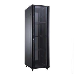 Aiten Data AI6837S Armário de Chão 37U - Largura 600 - Profundidade 800 - sem Acessórios - Rodas com Travão - Cor Preto