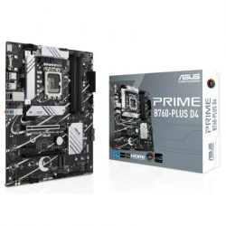 Asus Prime B760-Plus D4 Placa Base Intel 1700 DDR4 - HDMI, VGA, PCIe 5.0, M2, 4x Sata III, USB 2.0, 3.2, RJ-45, DisplayPort