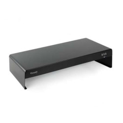 Suporte de elevação Tooq para monitor ou laptop - 3x USB 2.0 - Peso máximo. 20kg - Cor Preto