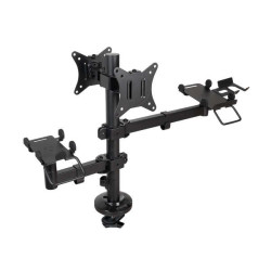 Suporte de Mesa Tooq para POS/Impressora/Ecrans/Terminal/Leitor - Cor Preto