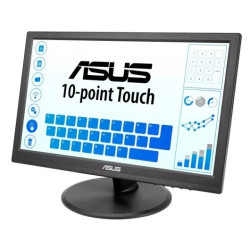 Asus VT168HR Monitor Táctil LED WXGA 60Hz de 15,6" - Capacidadee de toque de 10 pontos - Resposta 5ms - 16:9 - USB, HDMI, VGA - 