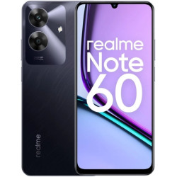 Realme Note 60 Ecrã de 6,75" - 6 GB - 128 GB - Câmara de 32 MP - Bateria de 5000 mAh - Preto