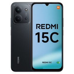 Xiaomi Redmi 15C Ecrã de 6,9" - 4 GB - 128 GB - Câmara principal de 50 MP - Bateria de 6000 mAh - Cor preta