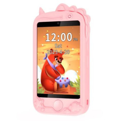 Kids Smartphone XO H160 Ecrã 2,8" - Localizador - GPS - Wi-Fi - Câmara Frontal e Traseira - Capa Anti-Queda - Cor Rosa