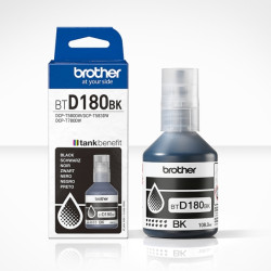 Brother BTD180BK Preto Garrafa de Tinta Original - BTD180BK