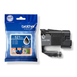 Brother LC521 Preto Cartucho de Tinta Original - LC521BK