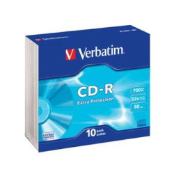 Verbatim CD-R 700MB caixa (Pack 10 Uds)