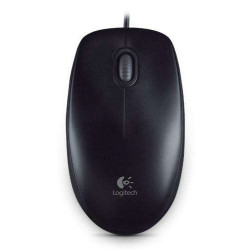 Logitech B100 Rato USB 800 dpi - 3 Botões - Uso Ambidestro - Cabo 1,80 m - Cor Preto