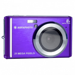 Máquina fotográfica digital Agfaphoto DC5200 - Sensor CMOS - Zoom ótico de 8x - Cor lilás