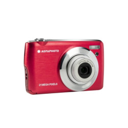 Máquina fotográfica digital Agfaphoto DC8200 + estojo + cartão SD 16 - Vermelho