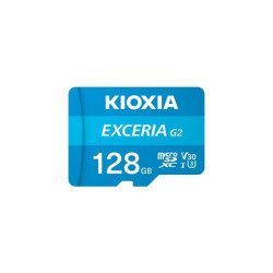 Kioxia Exceria G2 Cartão Micro SDXC 128 GB UHS-III A1 V30 Classe 10 com Adaptador